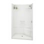 Shower - Essence - 48″ x 34" - Acrylic - Central Drain -- White