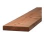 Brown Treated Wood Step