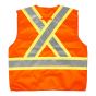 Permeable non-mesh safety vest