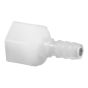 Hose Adapter -1/4" - fFPT x Barb - White