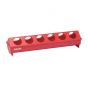 Poultry Feeder / Drinker - 12 Holes - 20" - Red