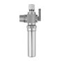 Water hammer valve angle