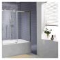 Sliding  Tub Shower Door - Celebration - 60" x 58" - Tempered Glass - Chrome