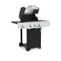 Propane Gas Barbecue - GrillPro - 30,000 BTU - Stainless Steel and Black - 3 Burners