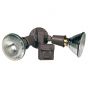 Security light with motion detector - Bronze
