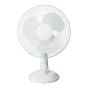 Oscillating Desk Fan - White - 16"