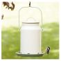 Milk pail bird feeder