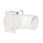 Direct Inlet Kit for Central Vacuum - White - 11 x 9 x 7 cm