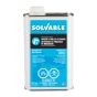 Solvable brush and roller cleaner