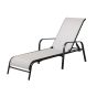 Lounger Chair with Reclining Backrest - 64.5 x 48 x 193 cm