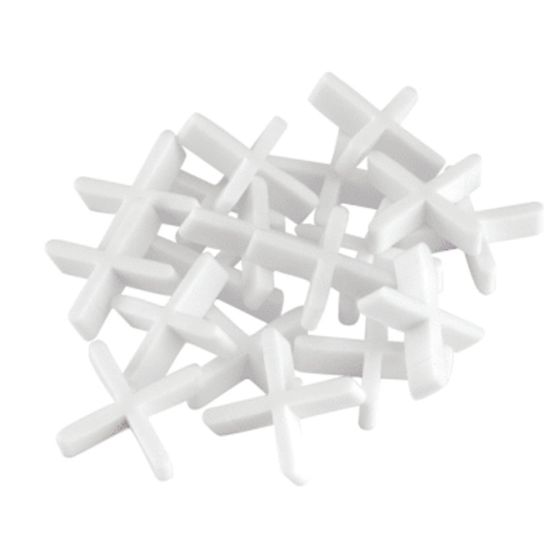 Croisillons de carreaux, 1/16", blanc, 200/pqt
