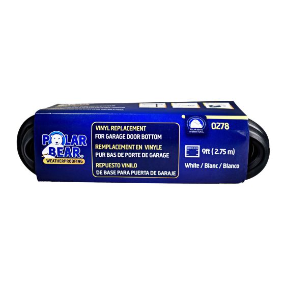 Remplacement en vinyle pour porte de garage, noir, 9'