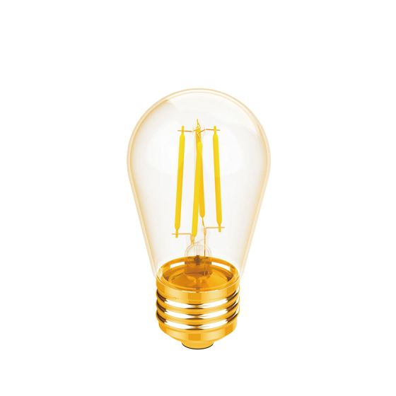 Vintage Bulb - Filament LED - Replaces 30 Watts, Smoked Glass, 2/Pkg