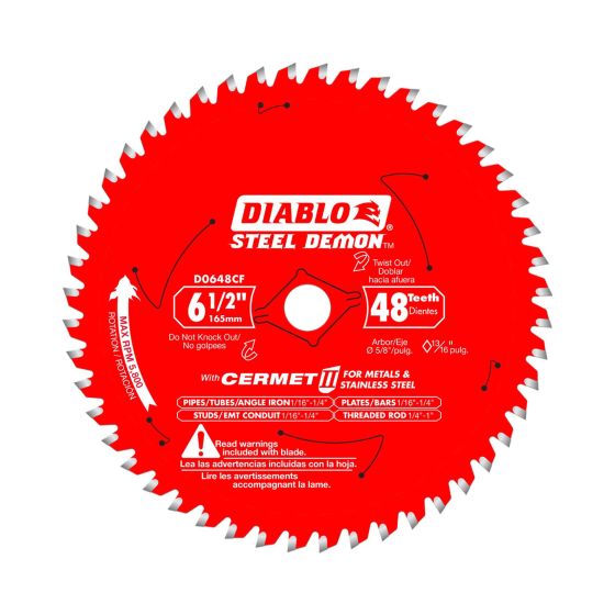 Lame Cermet 6 1/2 pouces x 48-Dents