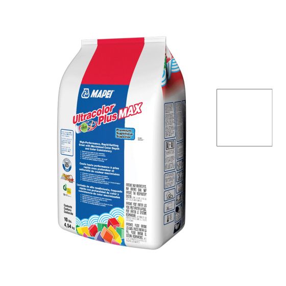 Ultracolor Plus Max Grout - Pur White - 10 lbs