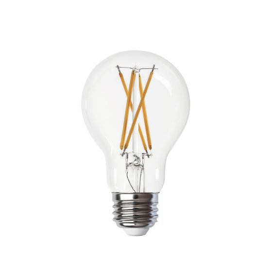 Ampoule DEL à filament Type A Clair, 9 W, 120 V, lumière du jour, 6/pqt