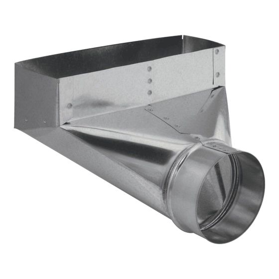 Sortie angulaire, 2 1/4" x 10" x 5"