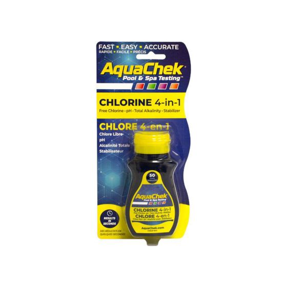 Bandelettes analyse eau de piscine et spa AquaChek, 50/paquet