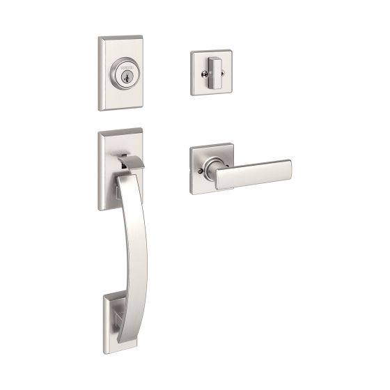 Galiano Privacy Levers - Satin Chrome