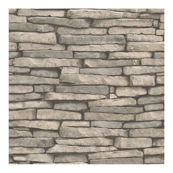 Papier peint Peel and Stick autoadhésif, motif Pierre Hickory Creek, 20,8" x 16,5'