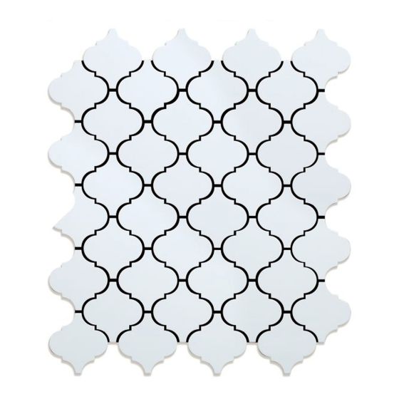 Tuile autoadhesive 2X +Rapide, MARRAKESH WH, Métal, 10,89 x 12,44 x 0,2 po