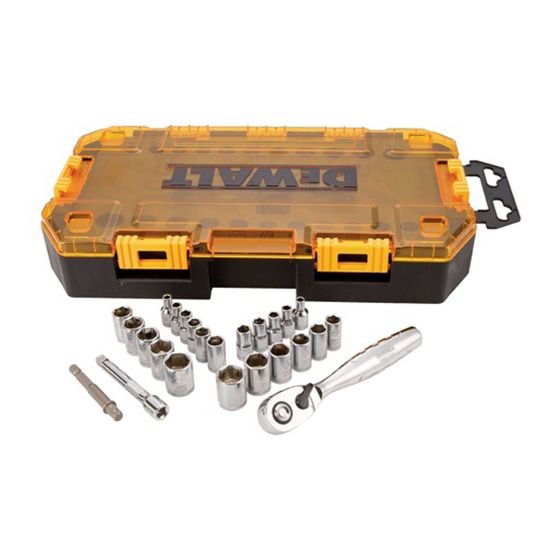 25-Piece 1/4 In (6.35 mm) Drive Socket Set