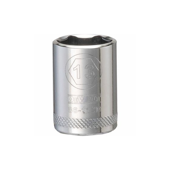 13 mm - 6 Point Short 1/4" Drive Socket