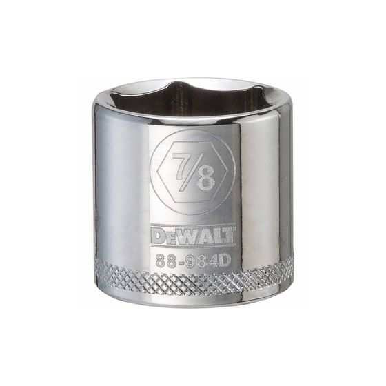 7/8" - 6 Point Short 3/8" Drive Socket