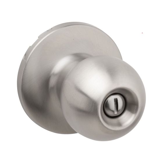 Poignée pour porte privée, pêne ajustable, acier inoxydable