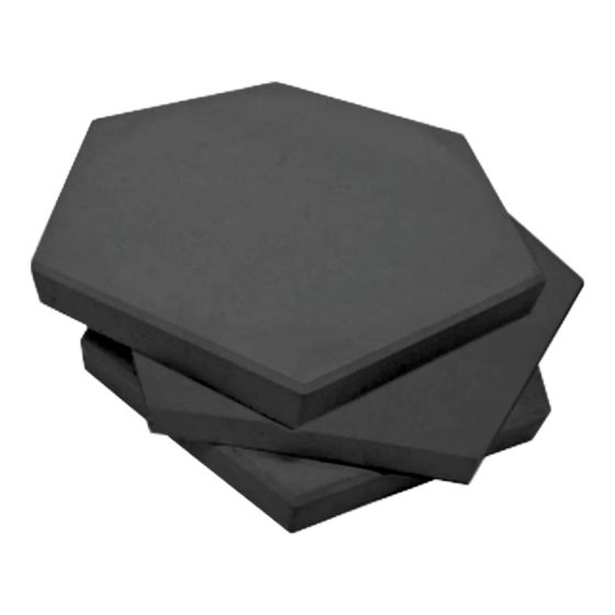 Dalle Hexa, 1 3/4" x 18" x 15"