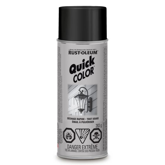 Qucik Color Spray Paint - Gloss - Black - 283 g