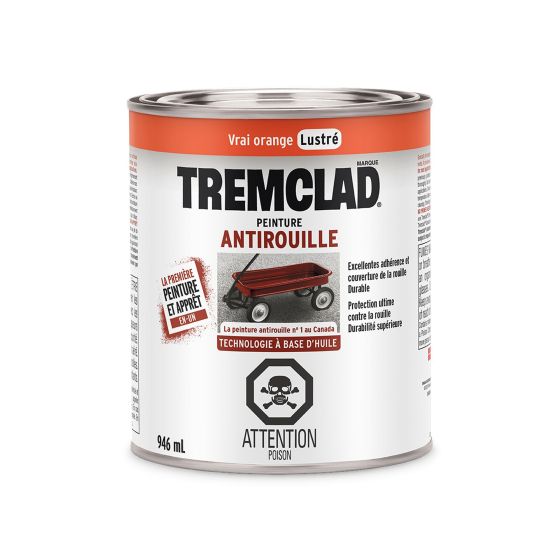 Oil Based Rust Paint - Gloss - Real Orange - 946 ml