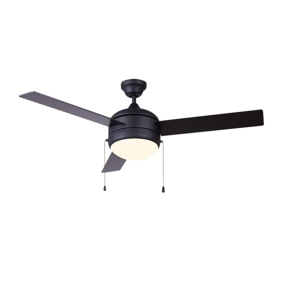 Ventilateur de plafond Calibre III, 48", noir mat