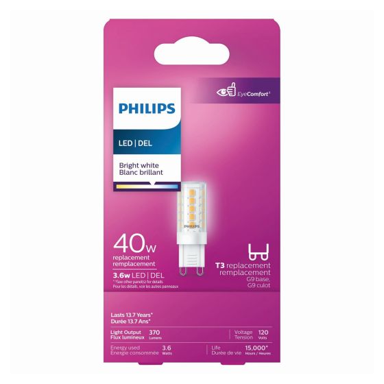 LED Lightbulb - Bright White - T3 - 3.6 W