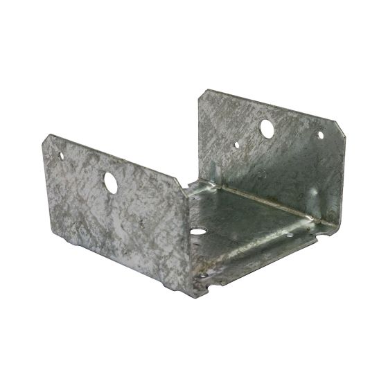 Base de poteau BC60, acier calibre 14, galvanisé à chaud, 6" x 6"