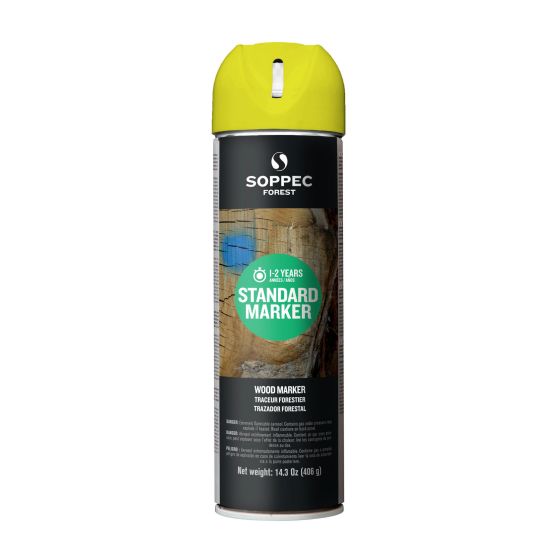 Traceur forestier non fluorescent STANDARD MARKER, jaune, 406 g