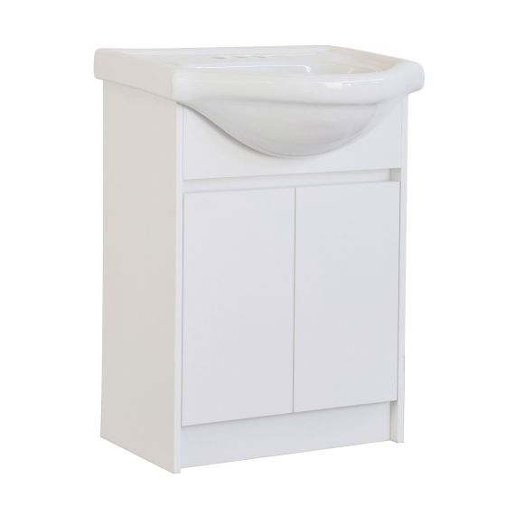 Meuble-lavabo Cybelia, 24", fini blanc