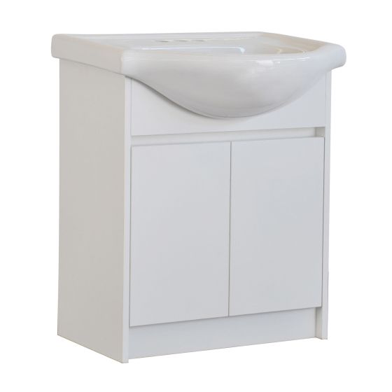 Meuble-lavabo Cybelia, 30", fini blanc