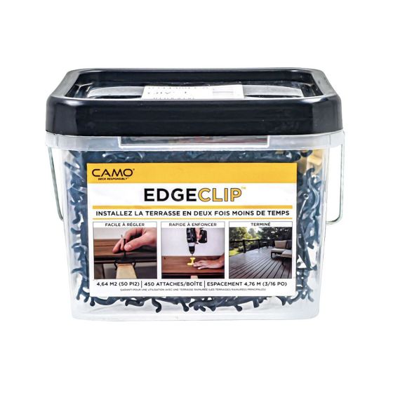 Attaches EDGE Clips, 450 par paquet