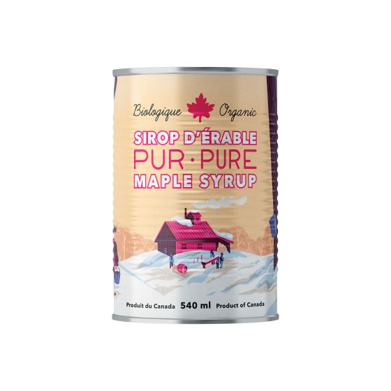 Organic Maple Syrup Can 540 ml + Cover (200)