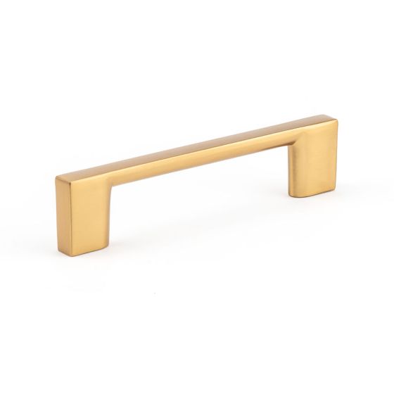 Contemporary Metal Pull - 96 mm - Aurum Brushed Gold