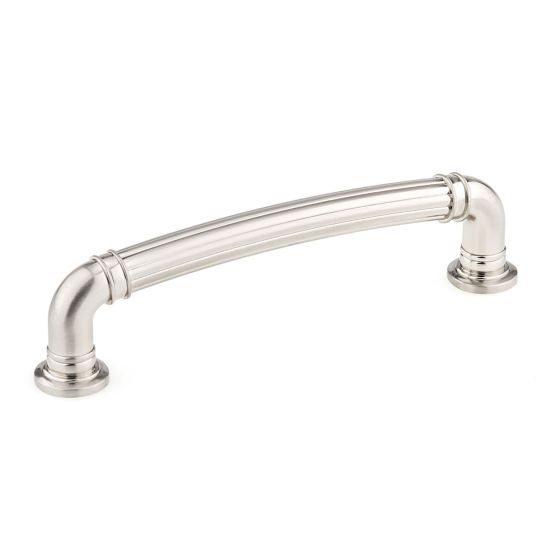 Traditional Metal Pull - 128 mm - Brushed Nickel