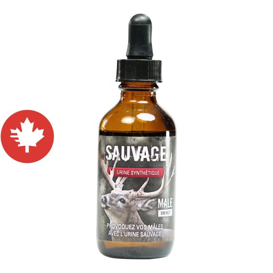 Urine synthétique de chevreuil, mâle en rut, 60 ml