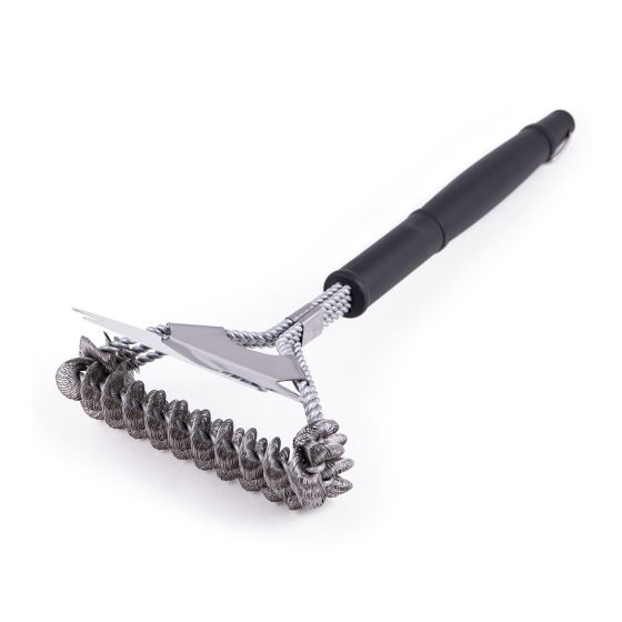 Brosse pour grille à tête large, 3 spirales