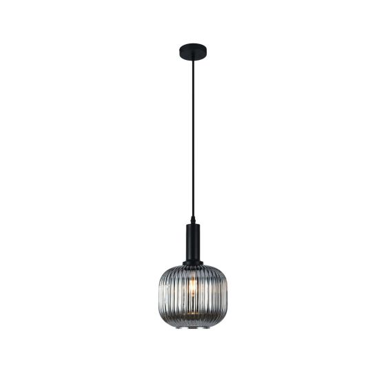 Luminaire suspendu à une lumière, 20 cm, noir