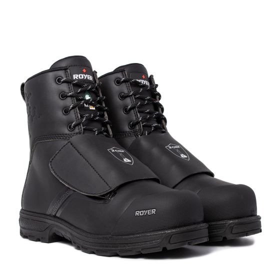 Bottes de travail Agility 8", R-CHEM, noir, grandeur 10