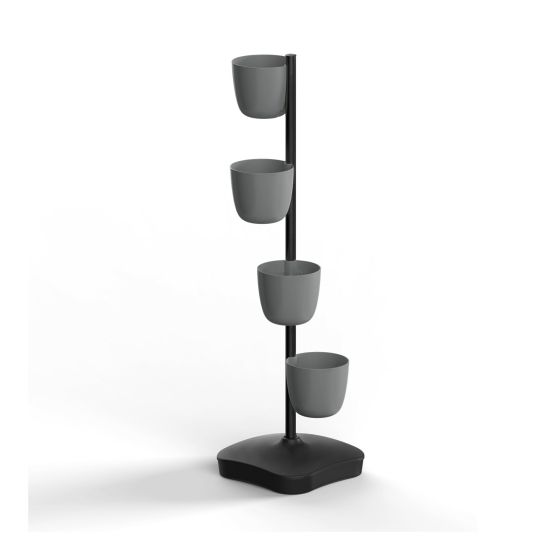Botanica Urban Garden - 4 Planters - 17.5" x 62" - Grey