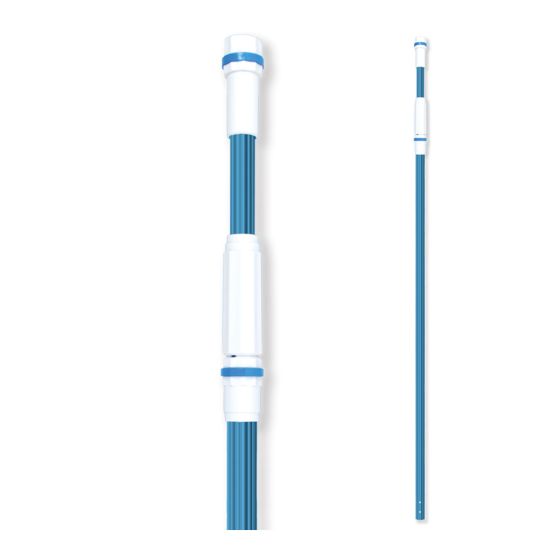 Manche télescopique de luxe pour nettoyage de piscine, 8 "à 16"