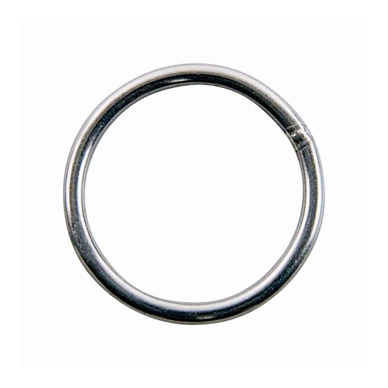 Anneau de harnais en acier, 1 1/2", fini nickel