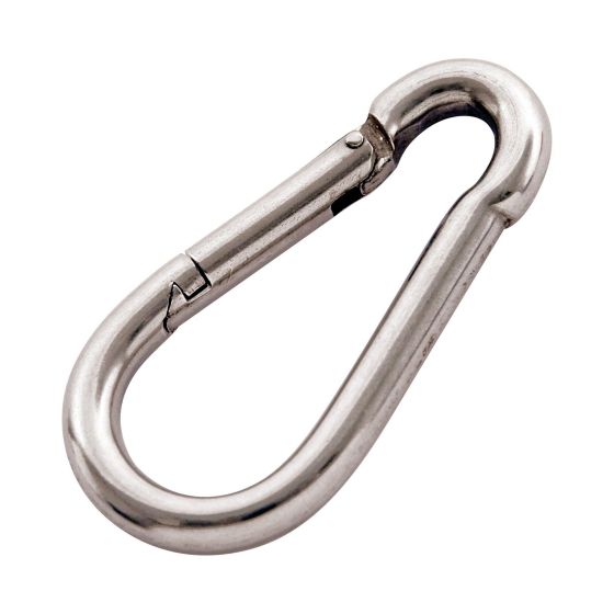 Mousqueton de sécurité en acier inoxydable, 2 3/8"